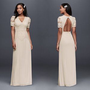 Soieblu | Short Sleeve V-Neck Sheath Dress Sz. L